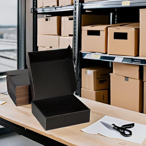 Black Shipping Boxes 9x6x2 Inches, 20 Pack - Image 4