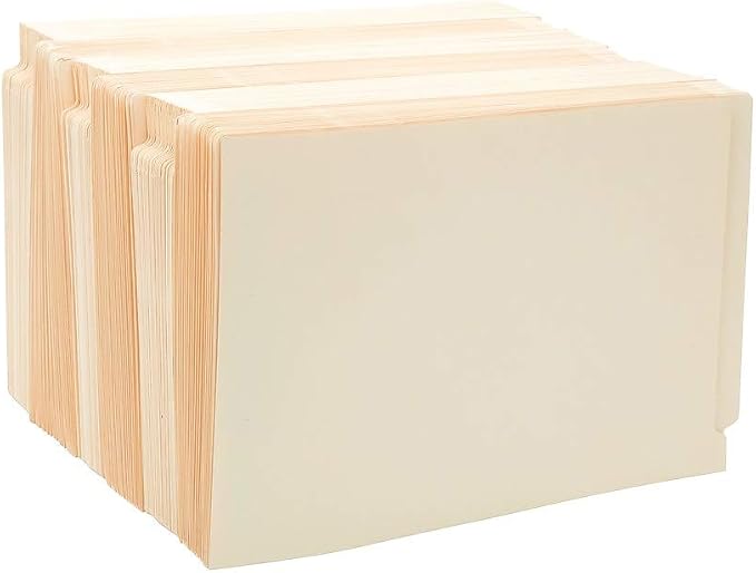 Staples End‑Tab Classification Folder, Legal Size, Manila, Reinforced Tab, Durable Construction, 150/Box - Image 2