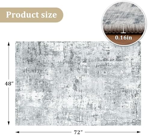 chakme Office Chair Mat for Hardwood Floor, 72"x48" Easy Glide Computer Desk Mat Protector for Rolling Chair Under Desk Rug Nonslip Backing, Machine Wash, (Boho) - Image 7