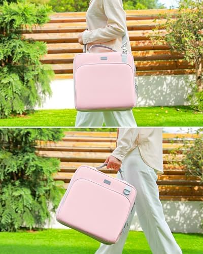 3-Inch 3-Ring Zipper Binder with Shoulder Strap and Multiple Pockets - Image 6
