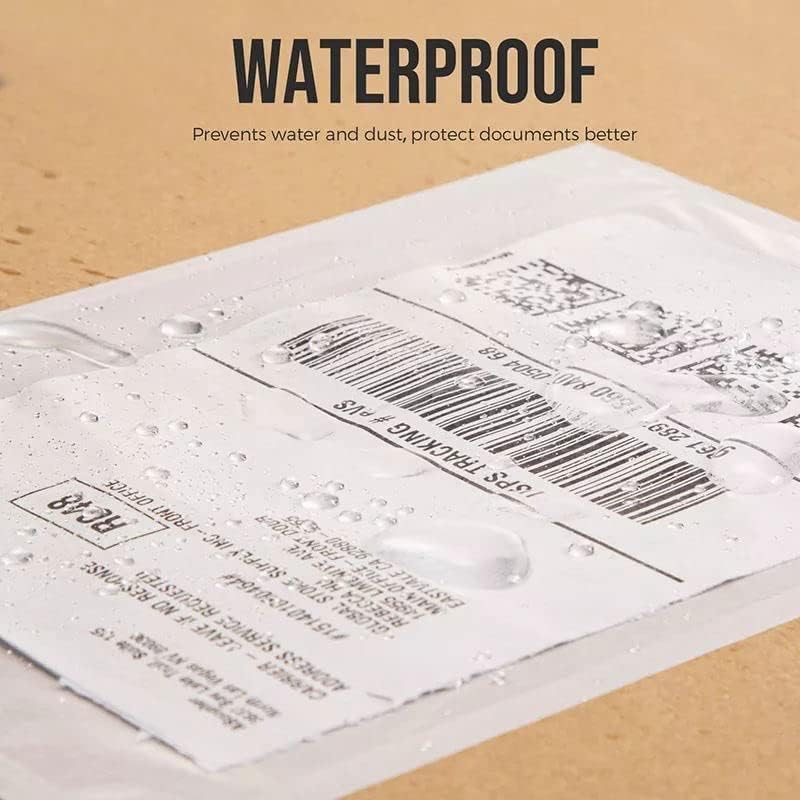 7.5" x 5.5" Shipping Label Sleeves, Label Pouches Self-Adhesive Top Loading Packing List, Clear Shipping Label Envelopes Pouches (1000 Packs) - Image 2