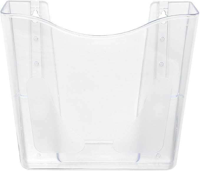 Deflecto 3 Tier A4 Wall Mounted Magazine File Holder - Perfect for Folders, Files, Mails & Brochure - For Home & Office with Hanging Bracket Included - Image 5