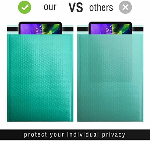 METRONIC Bubble Mailers 10.5x16 Inch 25Pack Teal Large Padded Envelopes - Image 4