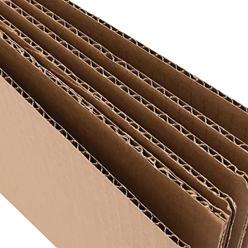 HOZEON 70 Pack 8.5 x 11 Inch Brown Corrugated Cardboard Sheets, 3mm Thick Flat Cardboard Inserts for Packing, Mailing, DIY Crafts - Image 3