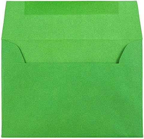 JAM PAPER 4Bar A1 Colored Invitation Envelopes - 3 5/8 x 5 1/8 - Green Recycled - Bulk 250/Box - Image 2