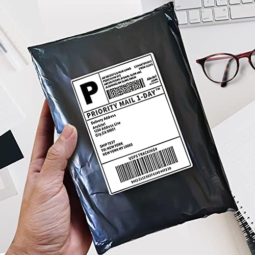 POLYSELLS 200 pcs 6x9 Inches Black Poly Mailers Shipping Envelopes, Strong Adhesive Sealing, Waterproof, and Tear-resistant Postal Mailing Bags for Small Business, Clothes, Non-Fragile Items - Image 6