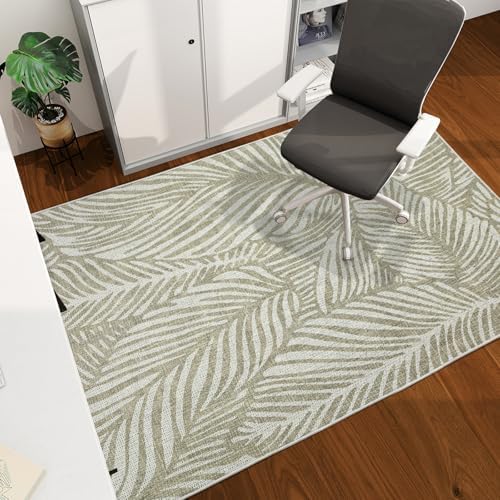 Office Chair Mat for Hardwood Floor, 60"x45" Easy Glide Computer Desk Mat Protector for Rolling Chair Under Desk Rug Nonslip Backing, Machine Wash, (Modern) by CHAKME