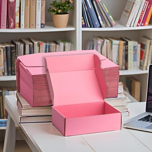 Pink Shipping Boxes 10x8x3 Inches, 20 Pack - Image 5
