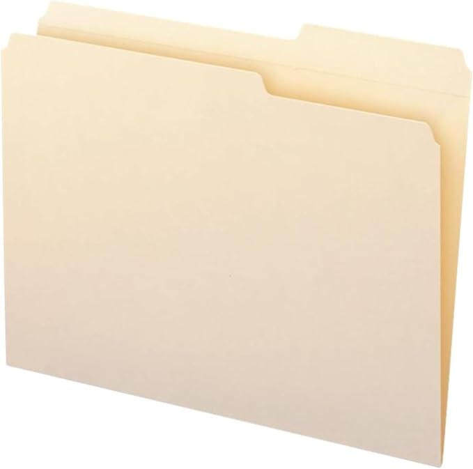 Smead File Folder, Reinforced 2/5-Cut Right Position Tab, Guide Height, Letter Size, Manila, 100 Per Box (10386) - Image 4
