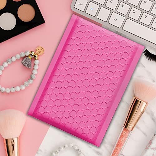 Yens Bulk Hot Pink Poly Bubble Mailers 6x10 250 Pack Usable 6x9 - Image 5