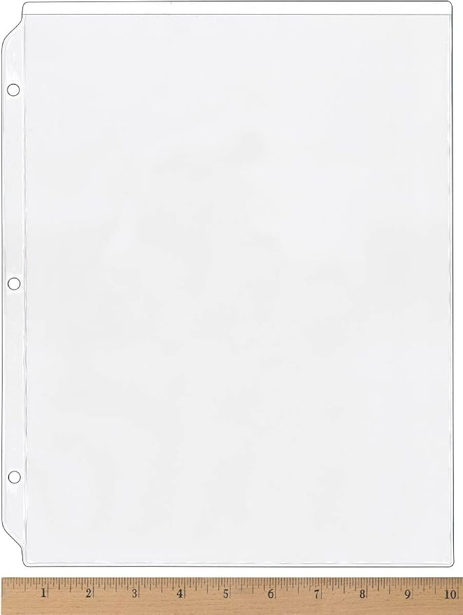 StoreSMART® - Plastic Sheet Protectors - 9" x 12" - 50-Pack - SPT750-50 - Image 3