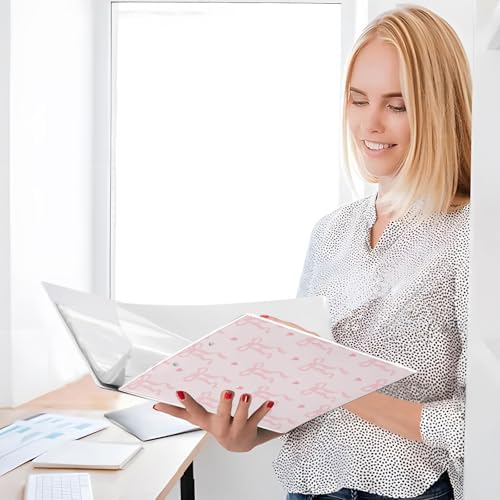 3 Ring Binder 1.5 Inch Clipboards Binders with Interior Pockets Round Ring Binder for Office Supplies and School - Image 6