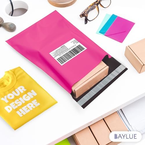 Hot Pink Poly Mailers 19x24, Shipping & Mailing Bags, 100 Pack Bulk - Image 6