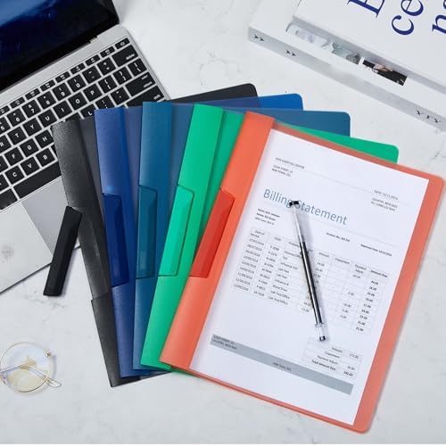 Maitys 25 Pack Clear Report Covers with Clip, Multicolor - Image 4