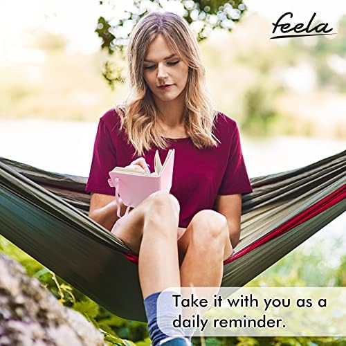 feela 15 Pack Pocket Small Notebooks Bulk, Mini Cute Memo Notepads Hardcover College Ruled Lined Journals with Pen Holder for Women Girls Office School, with 15 Black Pens, 3.5”x 5.5”, A6, Rose Pink - Image 6