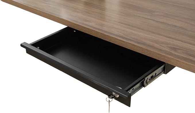 Pull-Out Desk Drawer - Office Storage Organizer Mounts Easily, Space-Saving Slide-Out drawer for Under Desk (24.4 in Internal Width) by TORRAINAKE