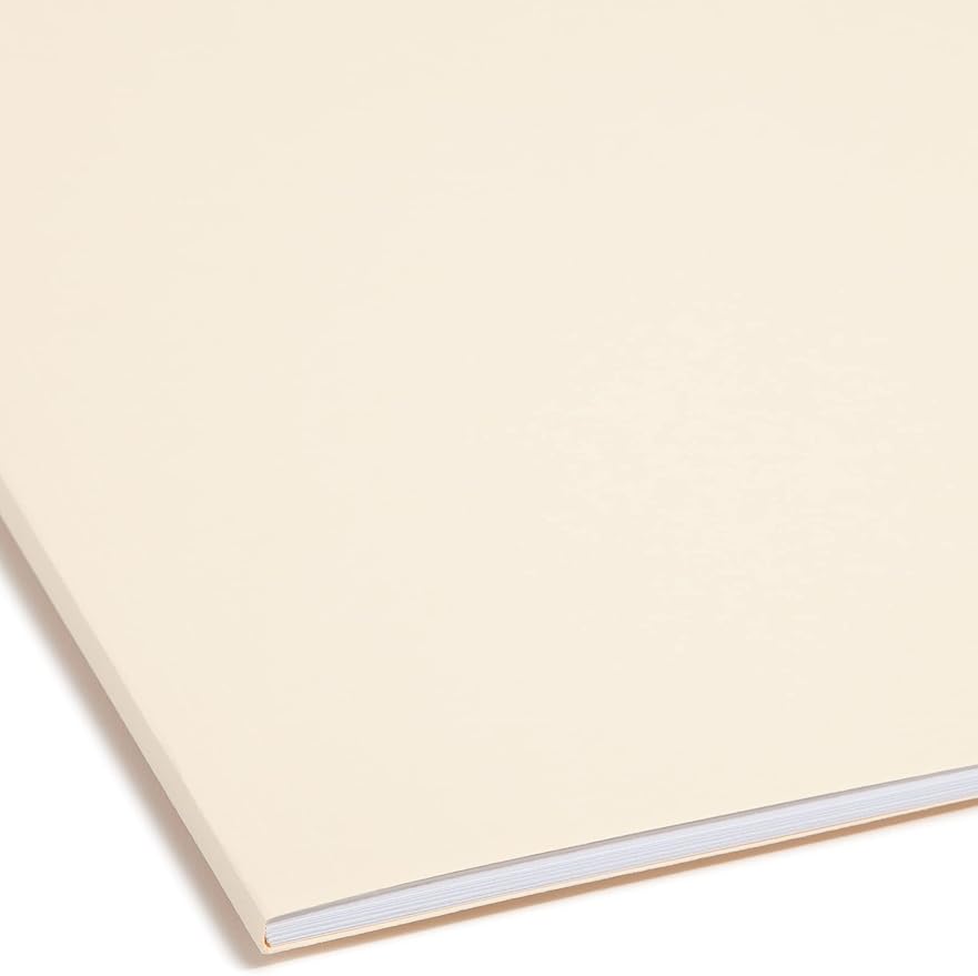 Smead SuperTab® Fastener File Folder, 2 Fasteners, Oversized Reinforced 1/3- Cut Tab, Guide Height, Letter Size, Manila, 50 Each per Box (14535) (Pack of 5) - Image 5