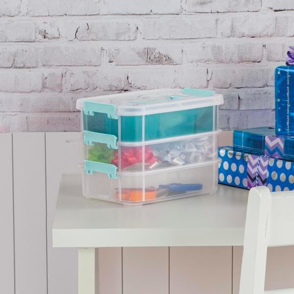Sterilite 14138606 Layer Stack & Carry Box, 10-5/8-Inch - Image 2