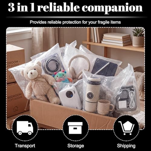 Frienda 35 Pcs Self Adhesive Bubble Bags Packing Pouches, 16" X 20" - Image 5