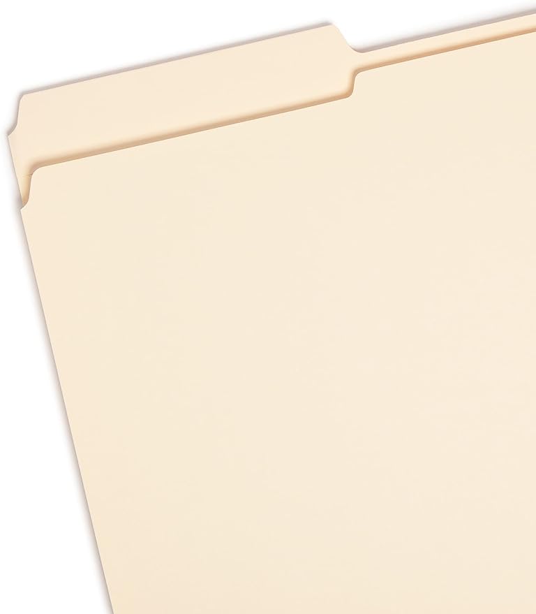 Smead File Folder, Reinforced 1/3-Cut Tab, Assorted Positions, Legal Size, Manila, 100 per Box (15334) - Image 2