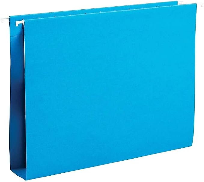 Staples Hanging File Folders, Letter Size, 2" Expansion, 5‑Tab, Assorted Colors, Box‑Bottom Design – 25/Box - Image 4