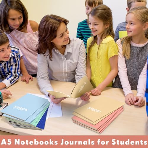 Mimorou 100 Pcs A5 Journals Notebooks Bulk,Bright Color,Lined - Image 3