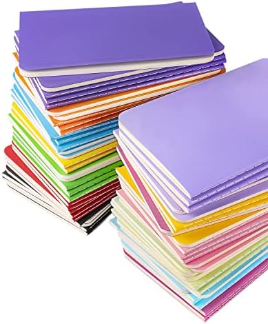 Gwybkq Small Blank Notepads Bulk 60 Pack Mini Pocket Notebooks Journal Set by Gwybkq