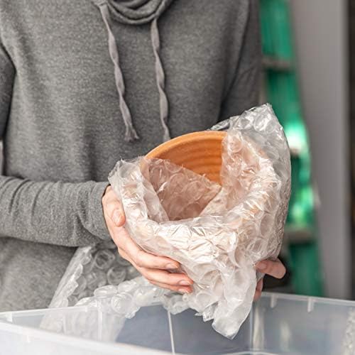 Duck Max Strength Bubble Cushioning Wrap for Moving&Shipping,15FT,Large Packing Wrap for Heavy Duty Protection Packaging Boxes,Clear Bubble Roll Moving Supplies,Perforated Every 12",(Pack of 2) - Image 5