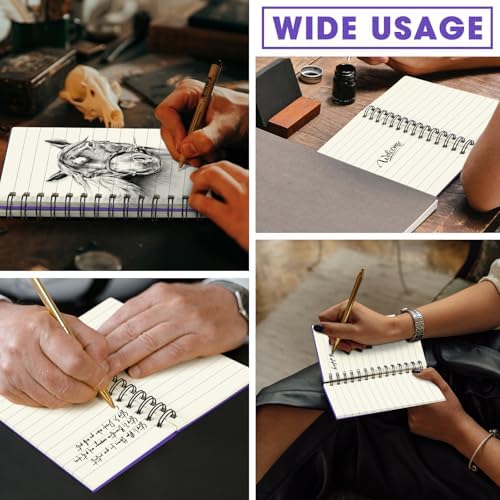 Jutom 18 Pcs Small Spiral Notebook Memo Pad 3x5, Dark Purple - Image 5