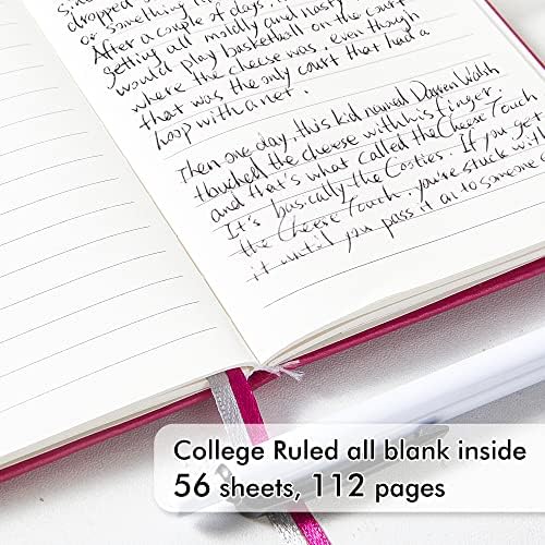 feela Pocket Small Notebooks Bulk, Mini Cute Notepads Hardcover College Ruled Lined Journals with Pen Holder for School Business Memos, with 15 Black Pens, 3.5”x 5.5”, 15 Pack, A6, Solid Colors - Image 3