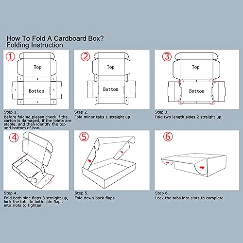 HORLIMER 12x9x4 inches Shipping Boxes Set of 20, White Corrugated Cardboard Box Literature Mailer - Image 4