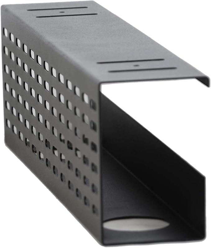 AEONS Under Desk Cable Management Tray Black Horizontal 16-inch Under Desk Removable C Clamp Mount Computer Cord Raceway and Modesty Panel - Image 7