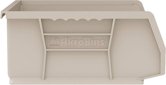 Akro-Mils 30255 AkroBins Plastic Storage Bins, 11"x16"x5", Clear, 6-Pack | Space-Saving Stackable Bins for Garage, Pantry, Craft Organization - Image 10