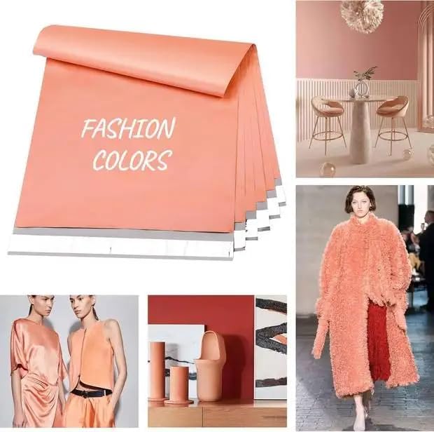 Metronic Poly Mailers Bags Large Shipping Bags 14.5x19 100 Pcs Peach Pink - Image 5