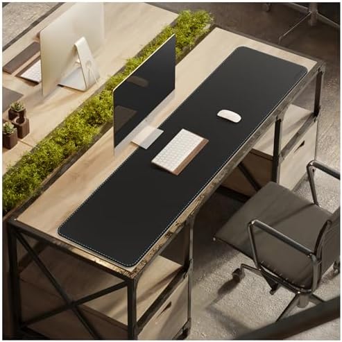 CENNBIE Leather Desk Mat Protector, 59" x 16"Desk Mat on top of desks - Image 6
