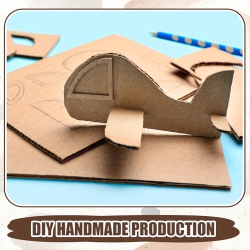Feifeiya 10 Pack Corrugated Cardboard Sheets 24 x 48 Inch Large Flat Cardboard Sheets Packaging Inserts Flat Square Inserts for Shipping Packing Mailing Crafts - Image 4