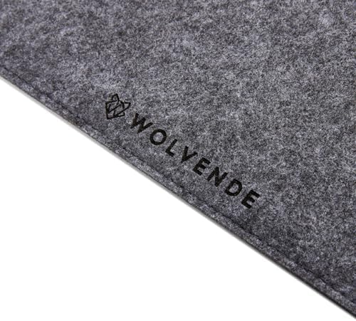 Premium Felt Desk Mat | Small 12" x 27.5" | Multifunctional Desk Pad for Home Office | Mid Gray - Image 5