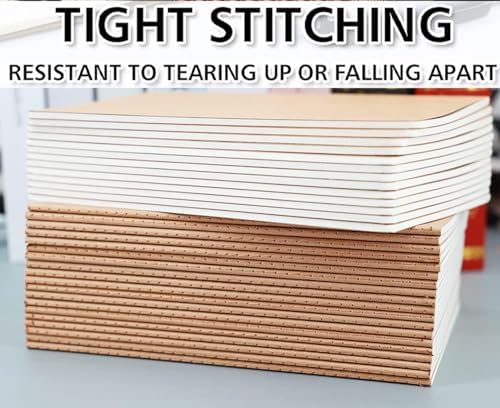 24 Pack A5 Lines Notebook Bulk Kraft Cover College Ruled, Lined Paper Travel Journals Composition Diary Subject Notebooks Planner, 60 Pages, 8.3”x 5.5” - Image 6