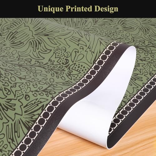 Plastic Table Cover Protector with Floral Pattern, 36" x 72" - Image 2