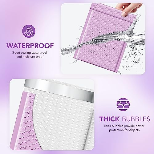 Metronic Bubble Mailers 6x10 Inch 100 Pack Lavender Padded Envelopes - Image 4