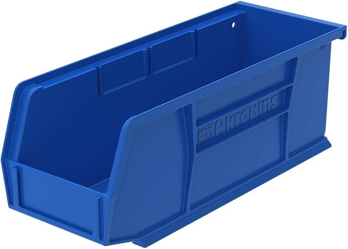 Akro-Mils 30224 AkroBins Plastic Storage Bins, 11"x 4"x 4", Blue, 12-Pack | Space-Saving Stackable Bins for Garage, Pantry, Craft Organization - Image 11