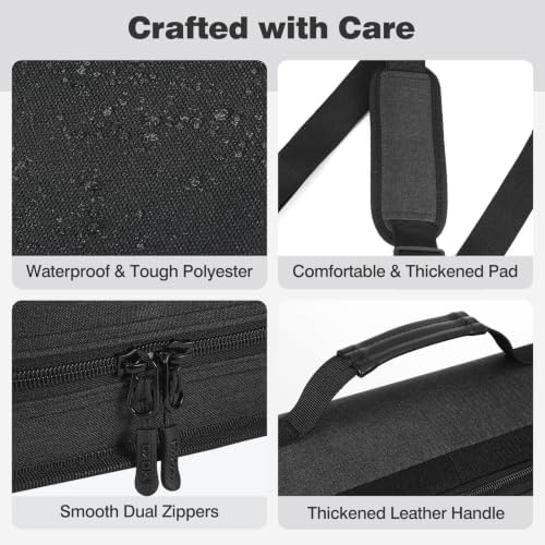 MoKo Zipper Binder, 3-Inch 3-Ring, 600 Sheets, 6-Tab File Folders, Black - Image 5