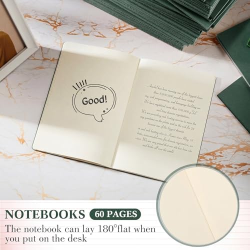 Mimorou 100 Pcs A5 Journals Notebooks Bulk,Green,Unlined - Image 3