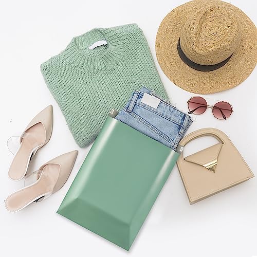 Metronic Poly Mailers 14.5x19 50PC Large Shipping Bags in Grayed Jade Green - Image 6