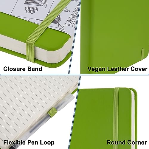 12 Pack Lined Journal Notebook - A5 Hardcover Notebooks 192 Pages, 100 GSM Thick Paper Journal, 8.3 x 5.7 inches, Journals for Writing, School Supplies, Office Supplies - Image 6