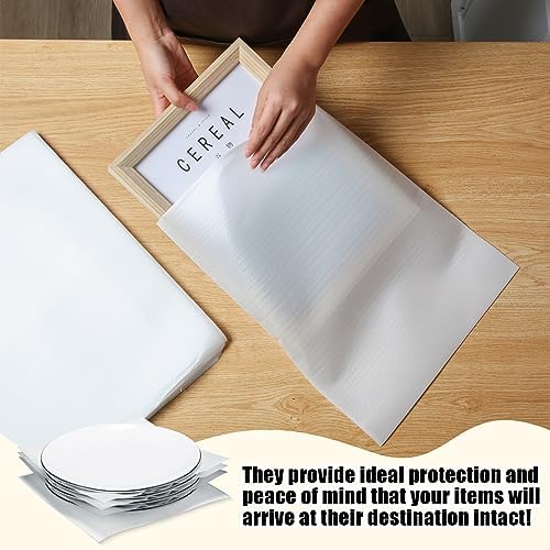 Frienda 120 Pcs Moving Dishes Packing Kit 30 Foam Sheets 90 Pcs 6-Size Plate Sleeves Protective Cushion Pouches for Shipping, Storing Glassware, China & Dinnerware - Image 5