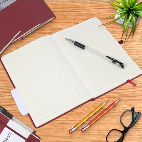 20 Pack Journals for Writing College Ruled Notebooks Journal in Bulk, Hardcover Notebooks (200Pages) for Note Talking, Lined Bullet Journals for Home School Office, 5.7"x8.4", Red - Image 5