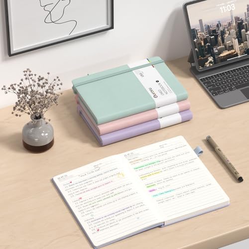 Oucaru 4 Pack A5 Lined Journal Notebook, 180 Pages 100 GSM Paper for Travel - Image 7