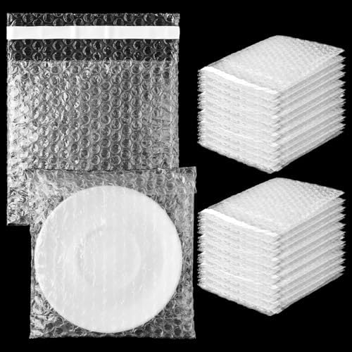 Frienda 300 Pcs Self Adhesive Bubble Bags Packing Pouches, 6" X 6" by Frienda