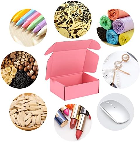 7x5x2 inch Pink Shipping Boxes for Small Business- Set of 25 - Image 7